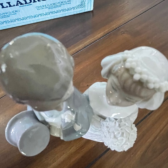 LLADRO “wedding” bride & groom with box in EUC VTG - Picture 9 of 14